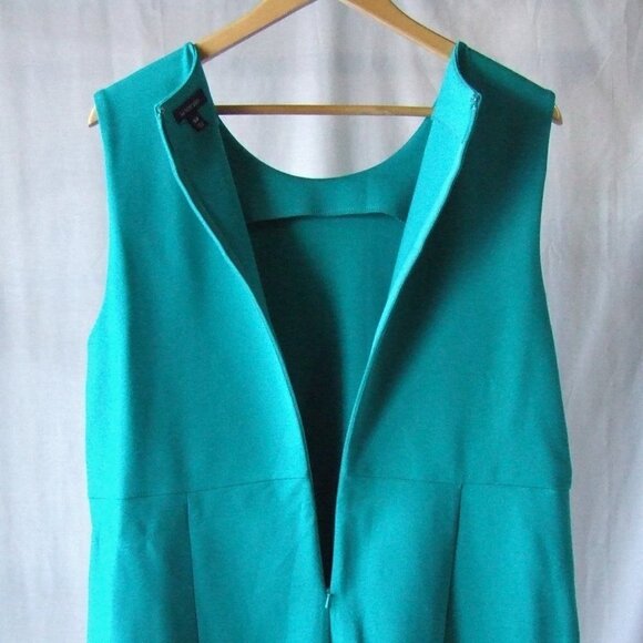 Lands End dress sleeveless casual green summer plus size stretchy 16W pockets - Picture 10 of 15